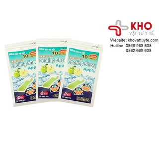 Miếng dán hạ sốt_Cooling Sheet Apple