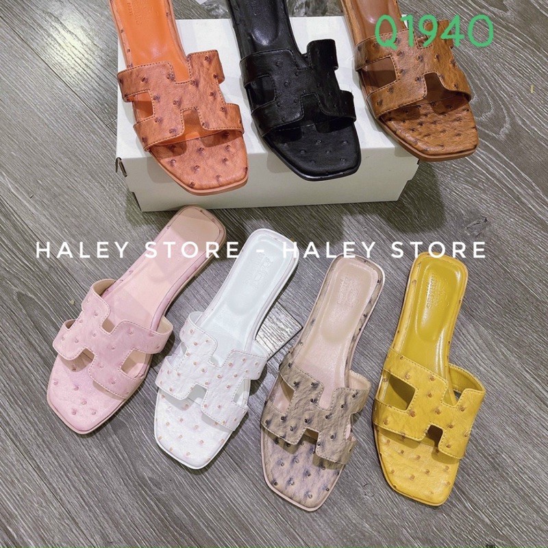 [ SIÊU HOT 2021 ] Dép chữ H da hột sần trend đi chơi đi học đi làm đi biển đi du lịch HALEY STORE