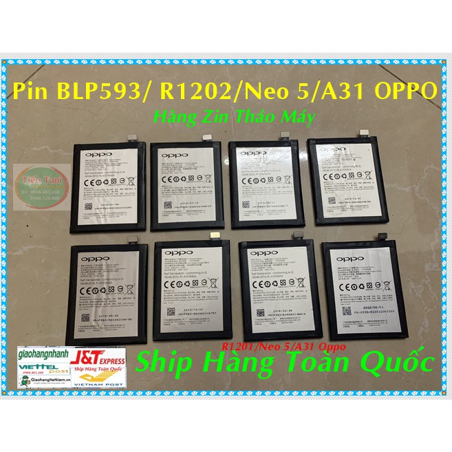 Pin BLP593-Neo 5-R1201-A31 Oppo (zin Tháo Máy )