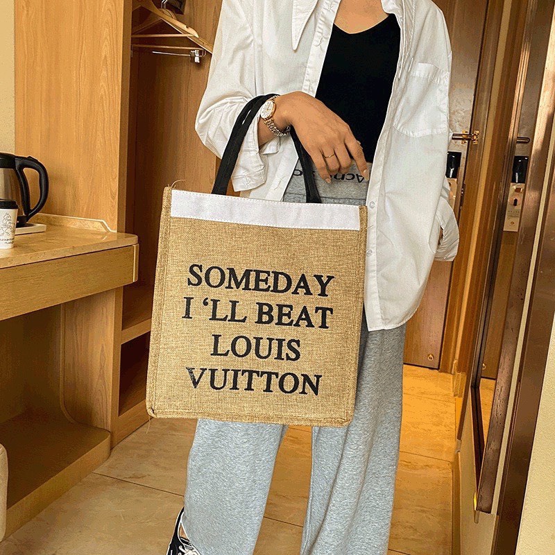 Túi cói someday phong cách đi biển phong cách XUKA DRESS