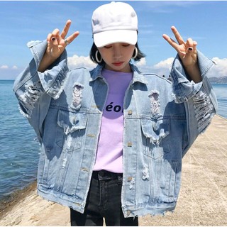 Áo khoác demi rách ulzzang