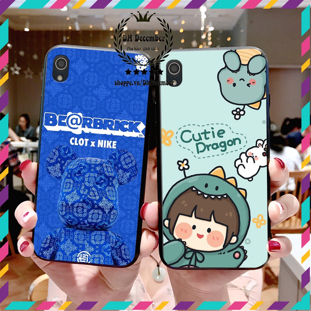Ốp lưng Vivo Y91C in hình 3D lucky, gấu Brick xinh xắn - KHÔNG NÊN BỎ LỠ