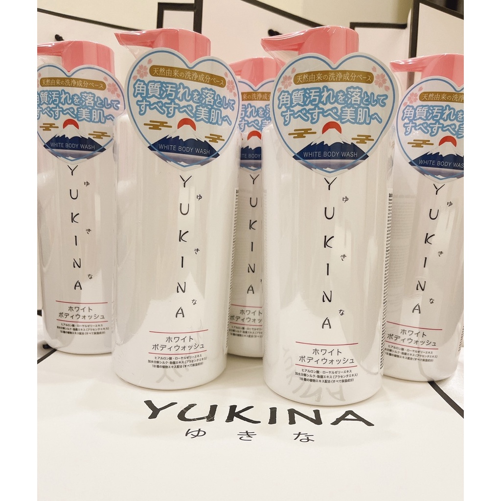 Sữa tắm trắng da YUKINA Nhật Bản thiên nhiên dưỡng ẩm thơm toàn thân body | BigBuy360 - bigbuy360.vn