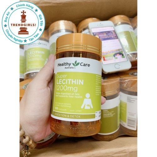 Mầm đậu nành úc Healthy Care Super Lecithin 1200mg, ngăn lão hóa cho phụ nữ trên 30 tuổi - Trend girls online | BigBuy360 - bigbuy360.vn