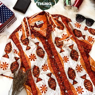 Áo sơ mi họa tiết Hawaii unisex