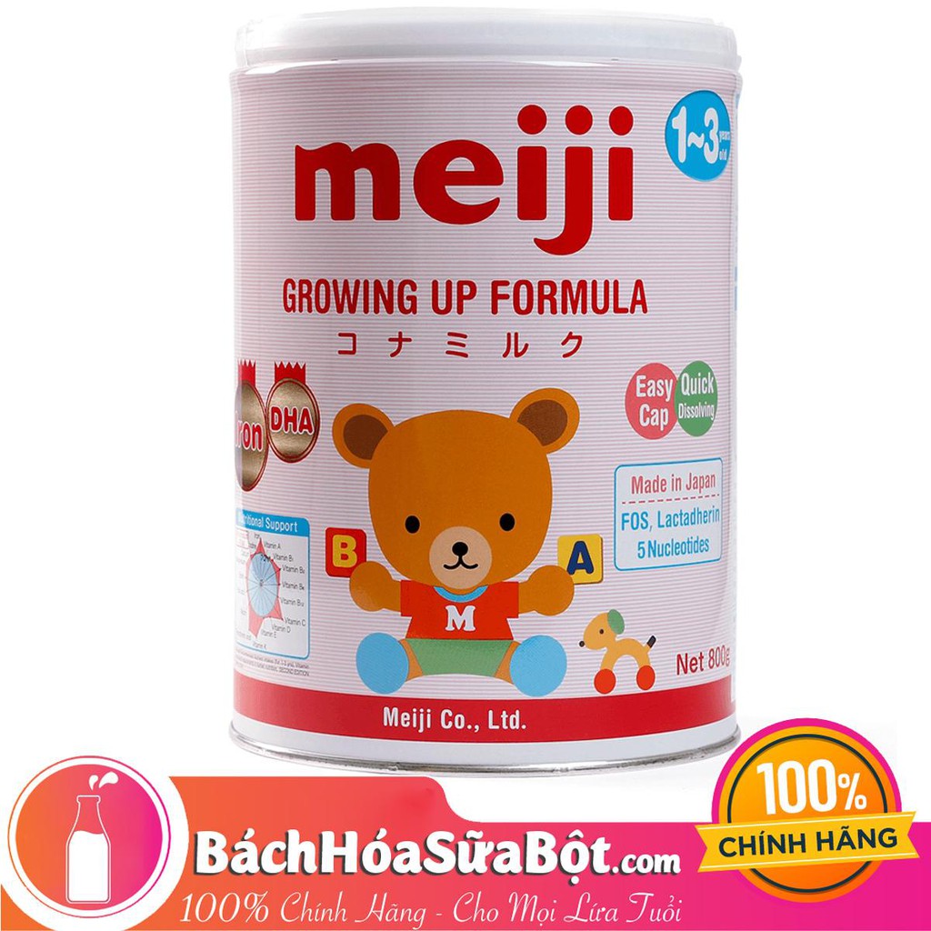 Sữa Bột Meiji Nhập Khẩu Growing Up Formula Số 1 - 800g (Date 06/2023)