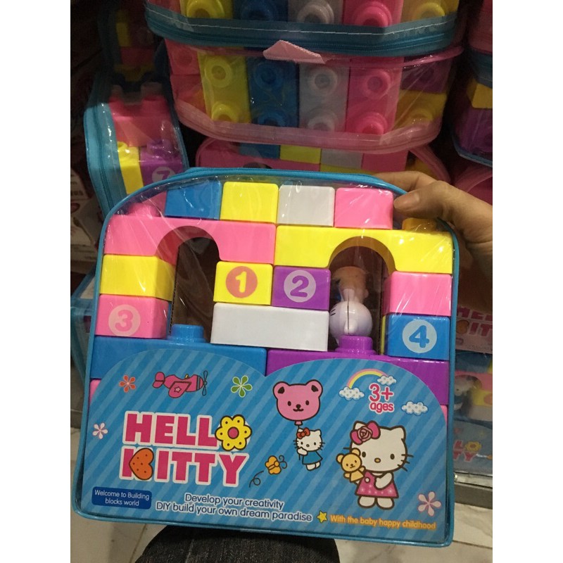 ghép hình thông minh cho bé Hello Kitty