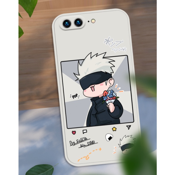 Ốp Điện Thoại Silicon Chống Sốc In Hình anime Vui Nhộn Cho iPhone 8 13 mini 14 plus 12 pro max 11 X XR XS max 7 plus 6 6s