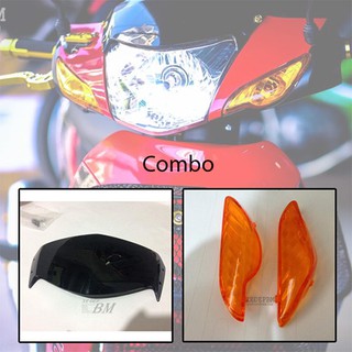 combo xi nhan cam trước và ốp đầu cho wave