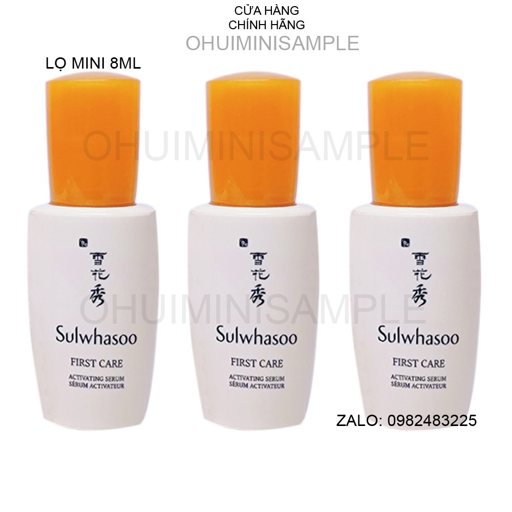 [8ml] Lọ tinh chất khởi động sulwhasoo cho da sáng khỏe, chống lão hóa mạnh mẽ - Sulwashoo First Care Activating Serum