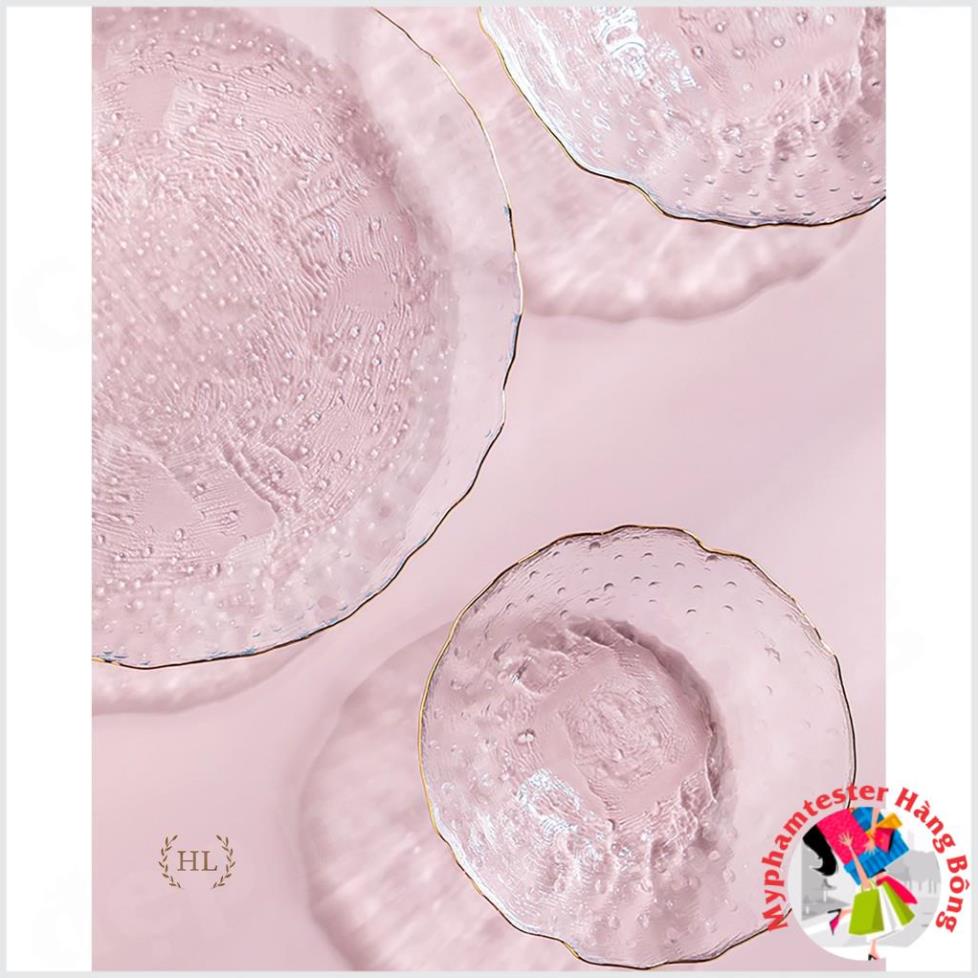 ĐĨA THỦY TINH SẦN VIỀN VÀNG | ĐĨA SẦN SÂU KẺ VÀNG KIM HOME LUXURY DECOR | BỘ ĐĨA THỦY TINH CAO CẤP | HÀNG CÓ SẴN