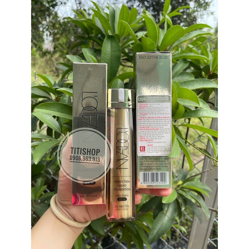 Kem Lót Nền Trang Điểm Collagen - SPF10 - Perfection Liquid Foundation With Collagen - SPF10
