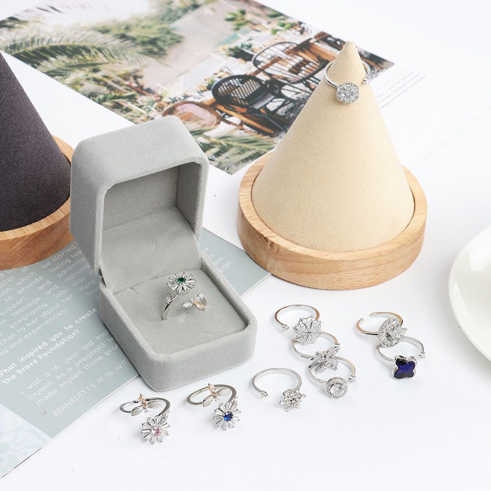 Nhẫn đeo tay có thể điều chỉnh giảm căng thẳng thời trang cho nữ