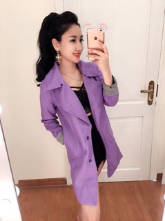 Áo khoác dạ dáng dài