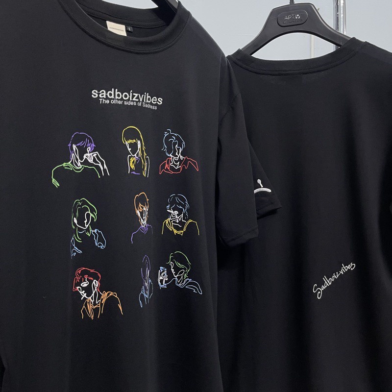 Áo Thun In Hình Nhiều Người - Áo thun tay lỡ form rộng Unisex 38-65kg Nam Nữ  [VIDEO+ẢNH THẬT]