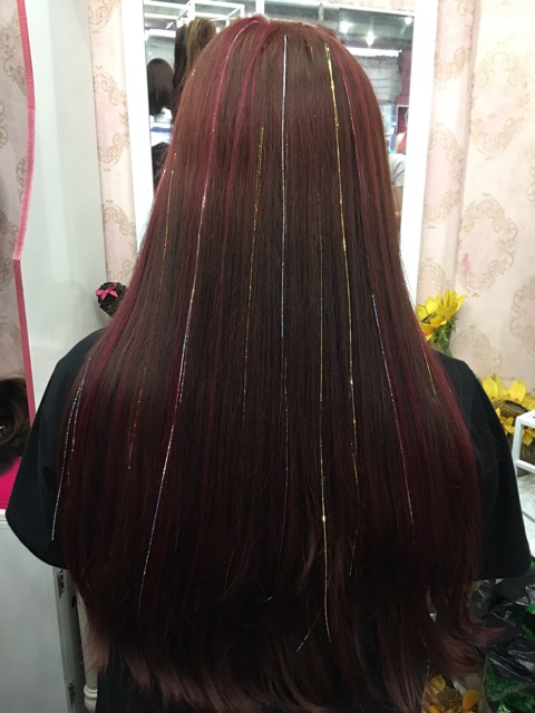 Tóc giả Sợi kim tuyến