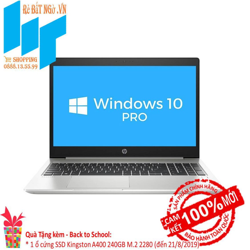 Laptop HP ProBook 450 G6 5YM79PA 15.6 inch HD_i5-8265U_4GB_500GB HDD_UHD 620_Free DOS_2.0 kg