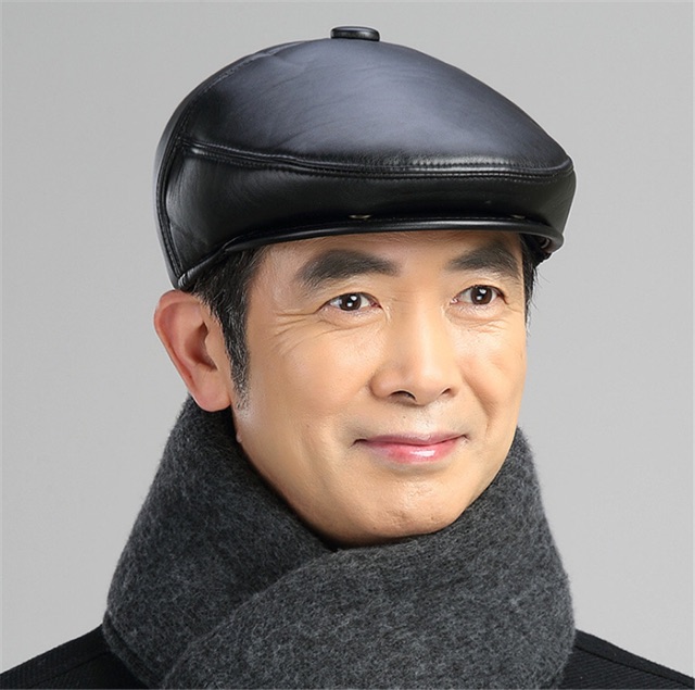 Mũ nồi nam , Mũ beret hàng xịn cúc da! Đủ mầu có chất da &amp; dạ. Thoải mái cho khách yêu lựa chọn.!!!