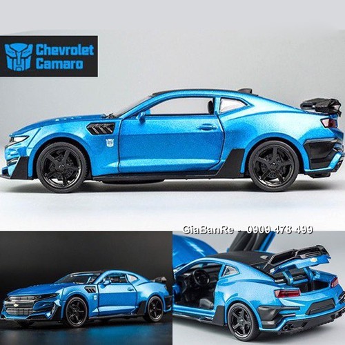 Xe Mô Hình Kim Loại Chevrolet Camaro Transformer Tỉ Lệ 1:32 - 9666