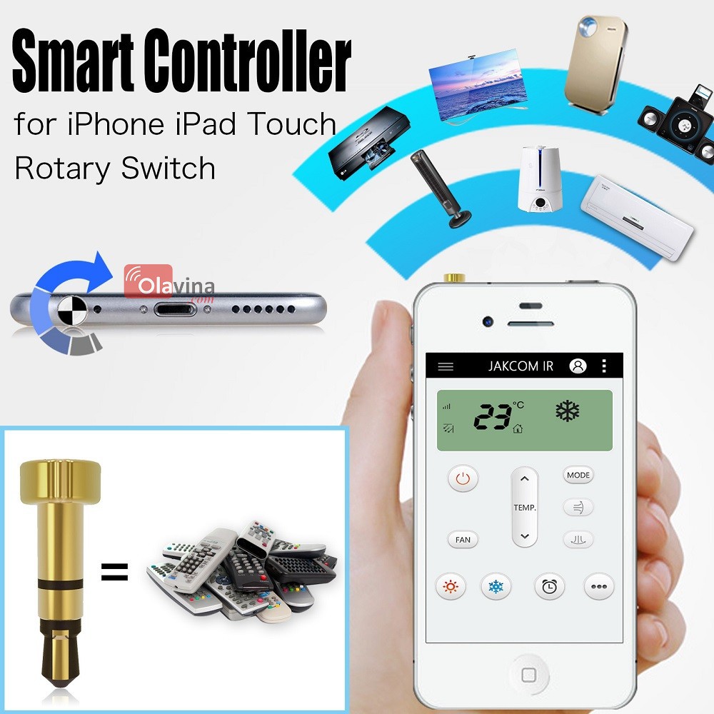 Điều khiển từ xa tv điều hòa quạt Jakcom cho IOS