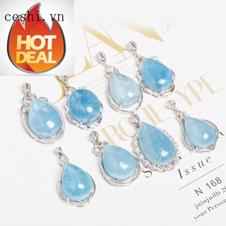 Aquamarine themed jewelry crystals