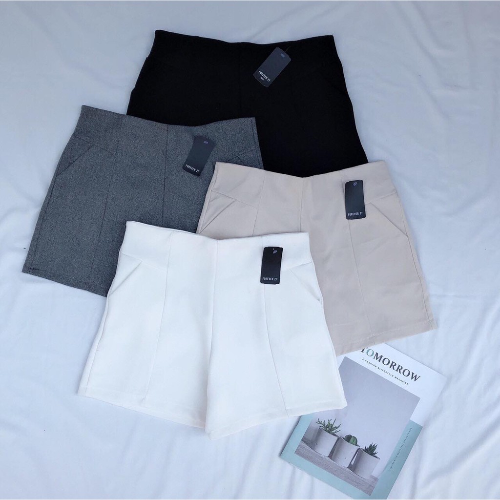 Quần short nữ lưng cao - vải dày đẹp - ảnh thật trãi sàn chụp