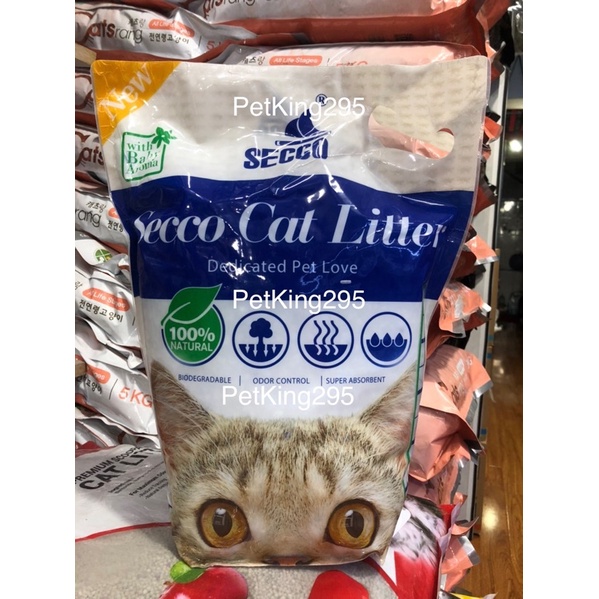 [TIẾT KIỆM]Cát THỦY TINH Secco &amp;KitKat 5Lít Siêu Rẻ-Siêu Tiết Kiệm- Được Tin Dùng Nhiều Nhất Hiện Nay.