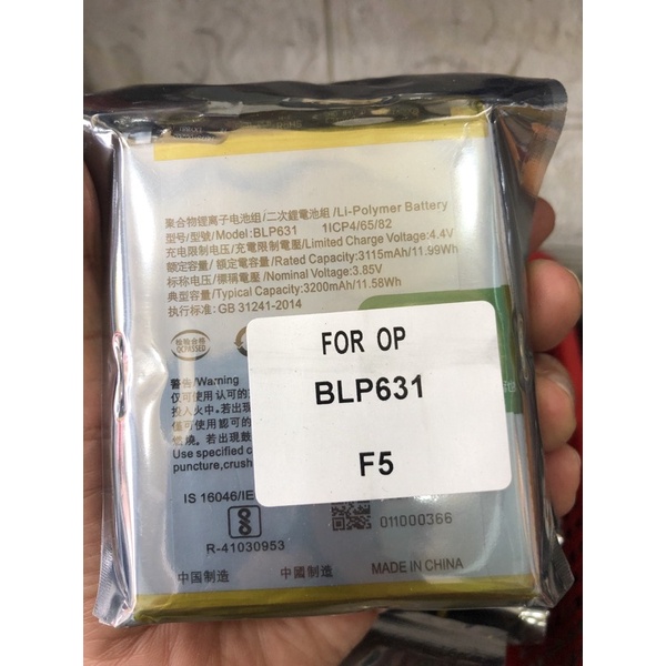BLP631 - PIN ZIN HÃNG - F3/F5