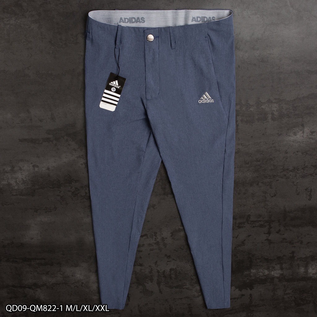Quần dài golf Adidas xi dãn xịn QD09 - thể thao nam in viền lưng VNXK