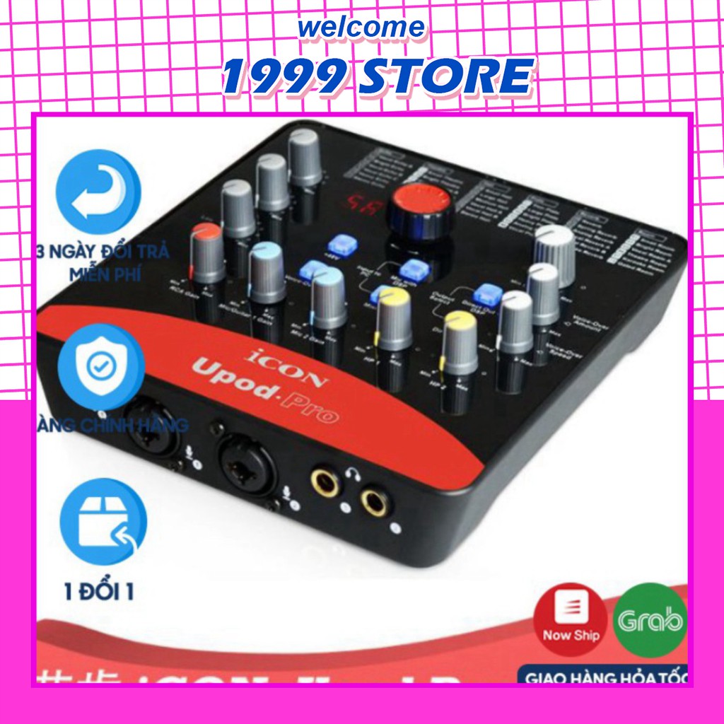 Sound Card Hát Karaoke Thu Âm Live Stream Icon Upod Pro Chính Hãng | 1999 Store