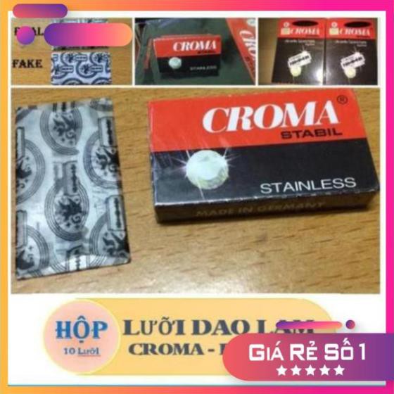 HỘP 10 LƯỠI DAO LAM CROMA CHÍNH HÃNG HG2810 HG2703