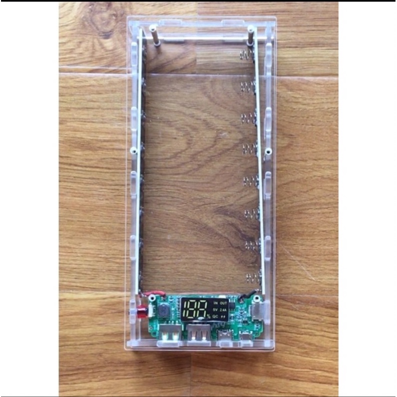 Box Không mạch 6,8 cell  lò xo 3.0 -18650