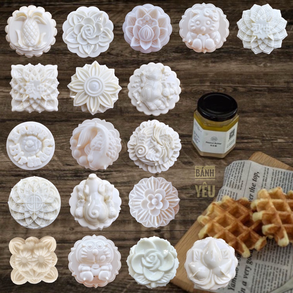 Khuôn Rau Câu Trung Thu Nhựa Cao Cấp Vĩnh Trường Tùy Chọn Mẫu