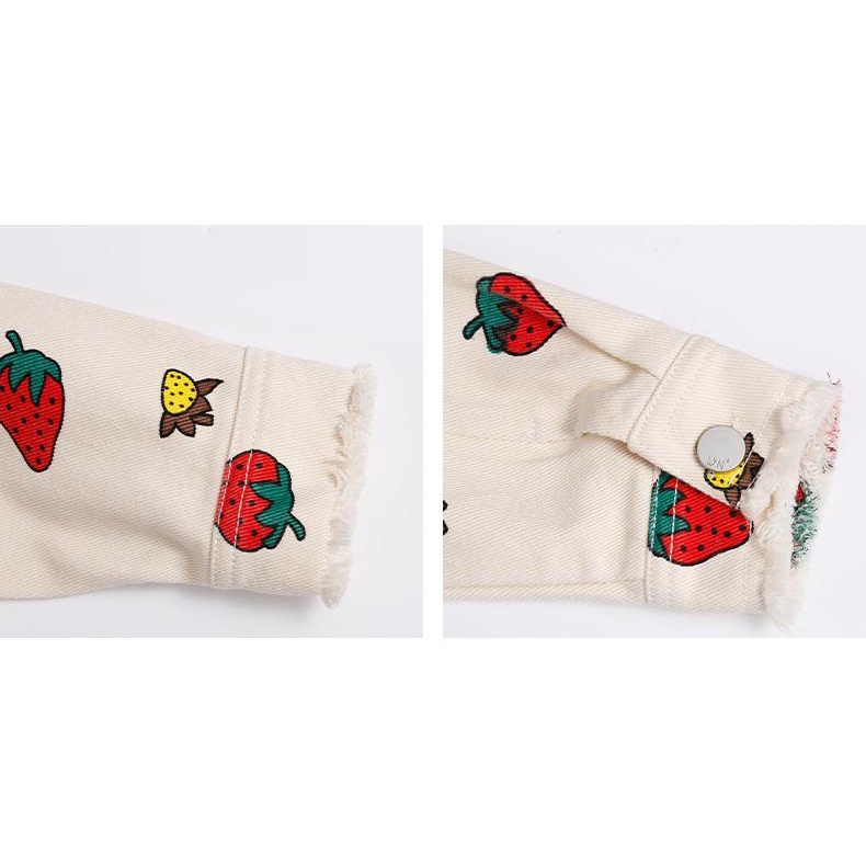 Áo khoác denim phong cách thời trang cá tính cho bé gái