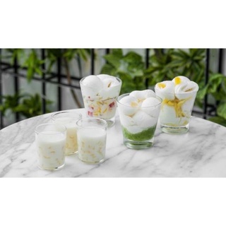 Set 6 cốc lùn hình trụ đứng 170ml UG-381 dành cho quán sữa chua trân châu , quán trà nóng, coffe