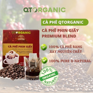 Cà phê phin giấy QTOrganic - vị cà phê thơm ngon đặc biệt, tiện dùng
