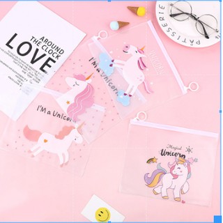 Túi Zip Unicorn dễ thương Pansi