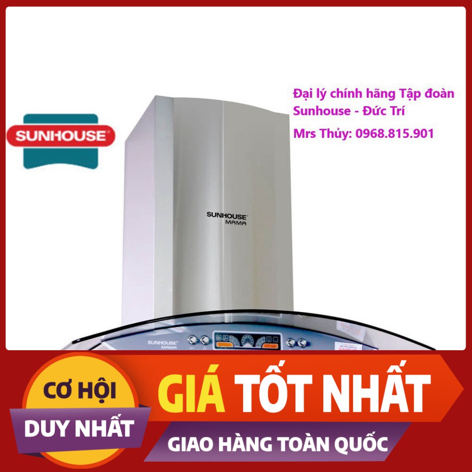 Máy hút mùi Kính cong Sunhouse Mama MM6707-70