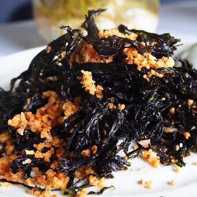 Rong Biển Sấy Giòn Vị Tỏi - Mè - Hành Phi | BỊCH 500GR | THƠM NGON CHAY MẶN ĐỀU DÙNG ĐƯỢC