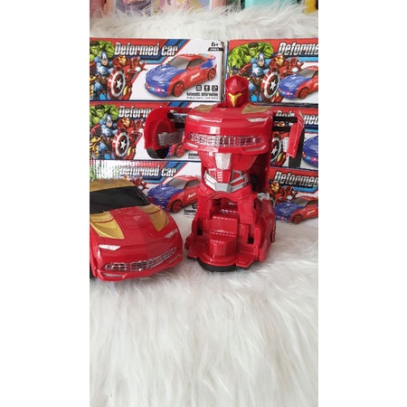 Đồ Chơi Oto Biến Hình Robot, Siêu Nhân Có Đèn Nhạc Cho Bé Trai