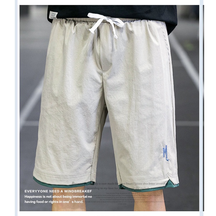 Quần Short Đùi Trơn thể thao basic vải gió chất mịn đẹp phong cách đường phố Hàn Quốc