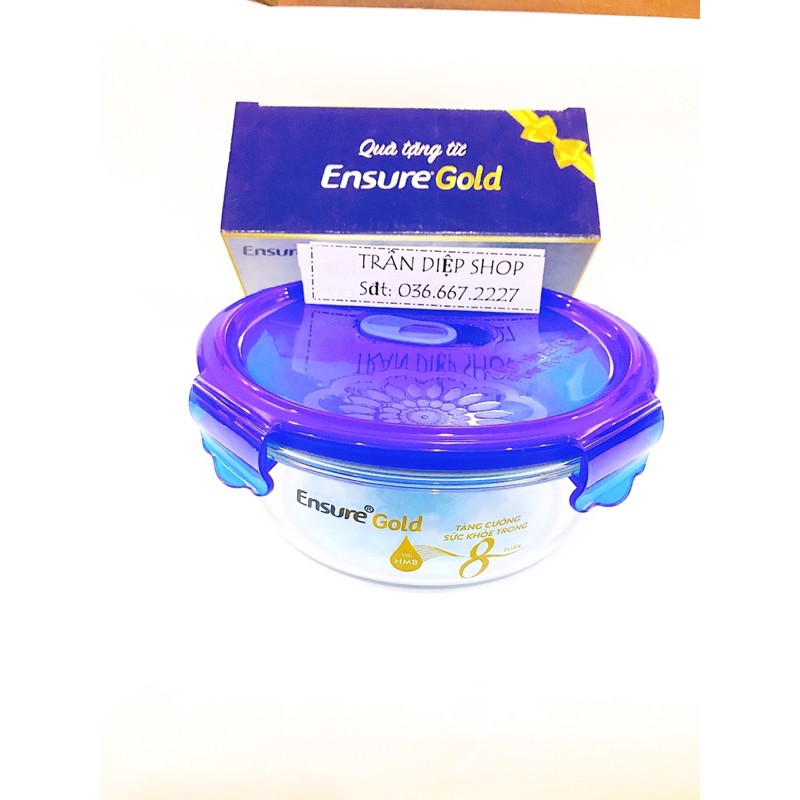 Hộp thuỷ tinh tròn nắp ron Luminarc Hàng khuyến mãi