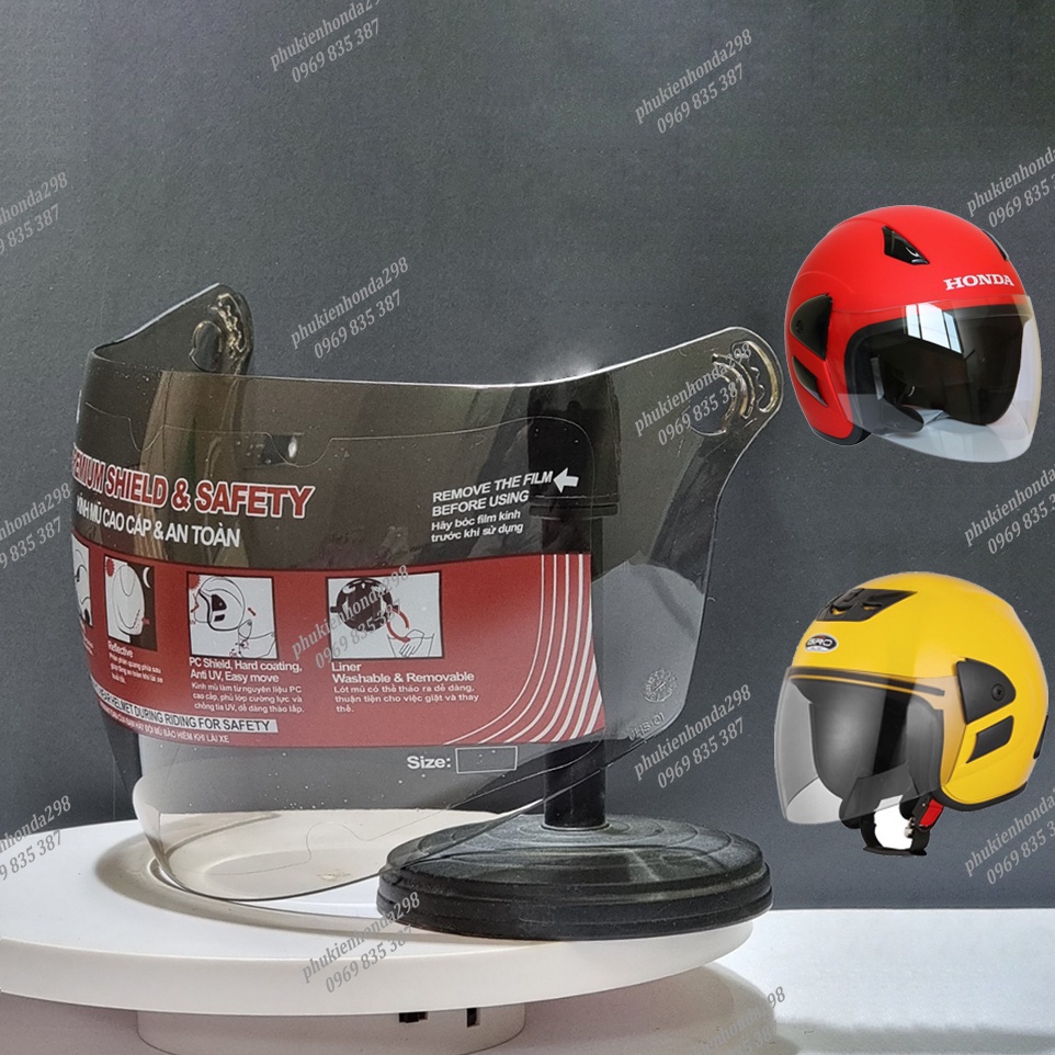 Kính mũ Bảo hiểm chính hãng Honda
