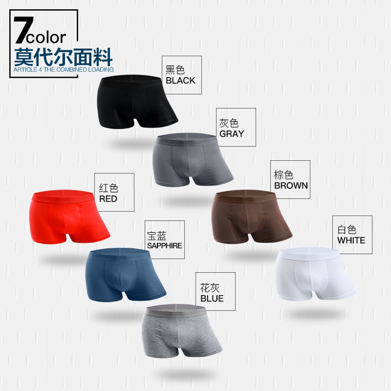 Quần lót cotton nam cao cấp co giãn thoáng khí QN02