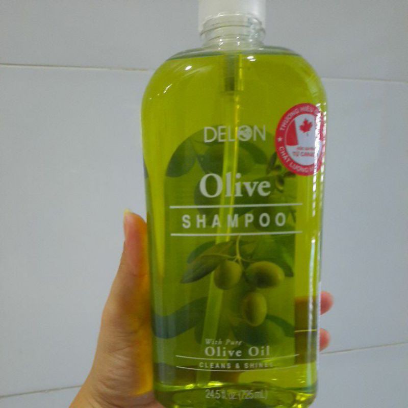 Dầu gội Delon tinh dầu Olive 725ml chính hãng - Canada