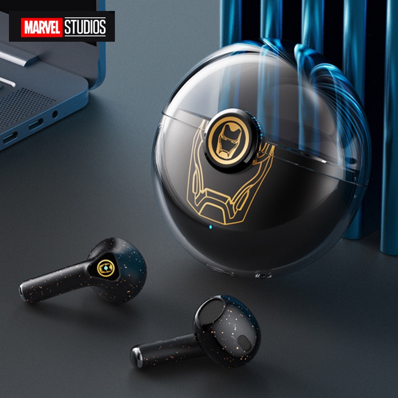 Tai nghe không dây Disney MHS662 Bluetooth 5.0 nhét tai âm thanh nổi HD chống nước giảm ồn kiểu thể thao độ trễ thấp