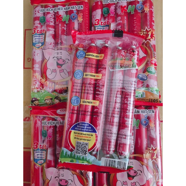 Sỉ 1 Thùng xúc xích Bé Khoẻ ngon ơi là ngon gói 5c 150g
