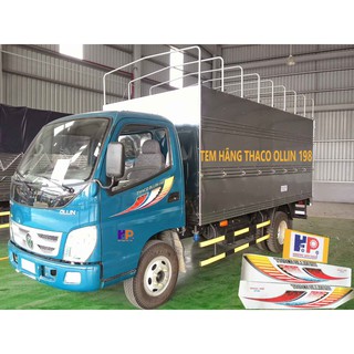 TEM THACO OLLIN 198 - DÀNH CHO XE TẢI - TEM ĐẸP CHUẨN HÃNG