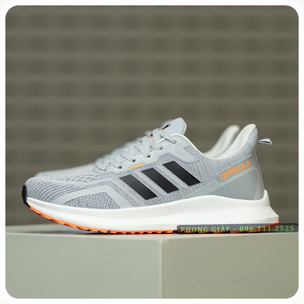 Giày Sneaker Nam Giày Thể Thao Nam A26 Màu Ghi Cam