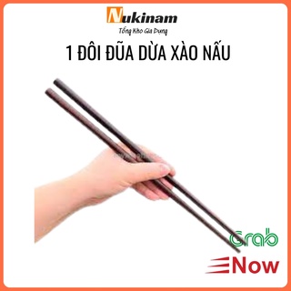 1 đôi đũa dừa xào nấu (37cm)  - Tổng kho gia dụng NUKINAM